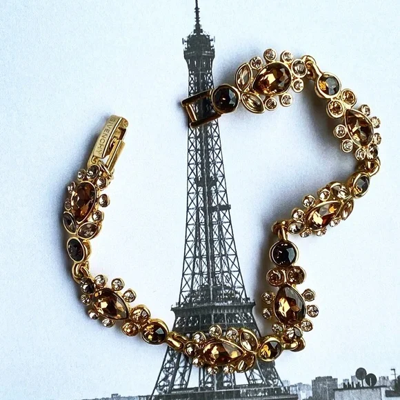 GIVENCHY stunning vintage crystal bracelet - Picture 1 of 12